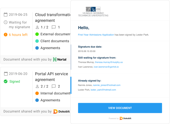 Dokobit Portal API