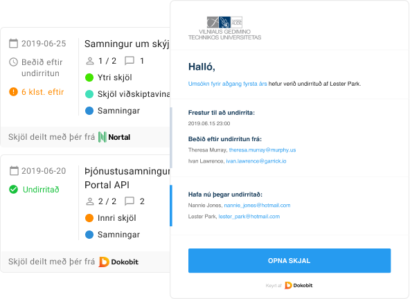 Dokobit Portal API